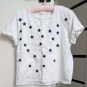 White Star Embroidered T-Shirt